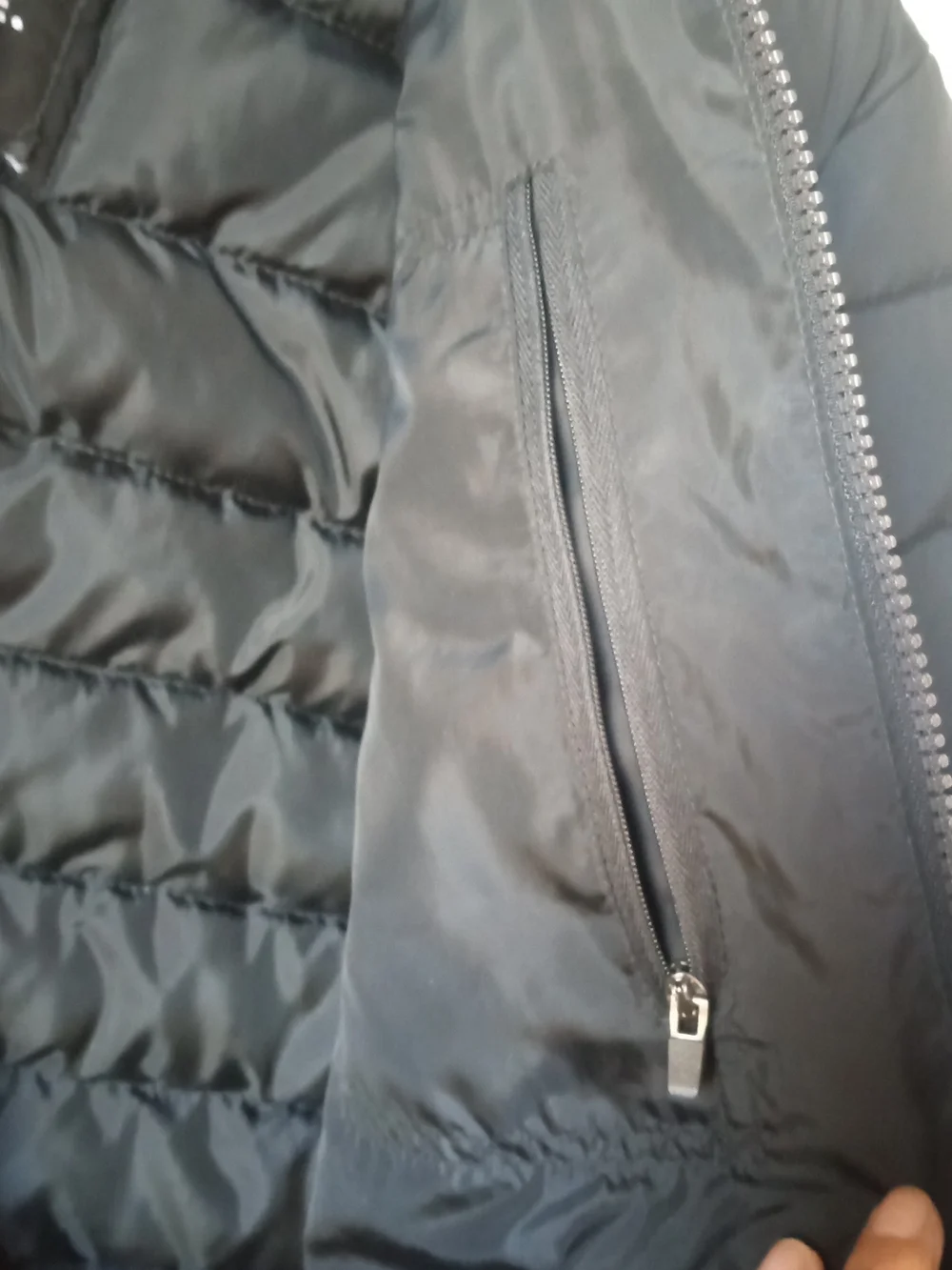 Gilly Hicks Men's Black Quilted Puffer Jacket